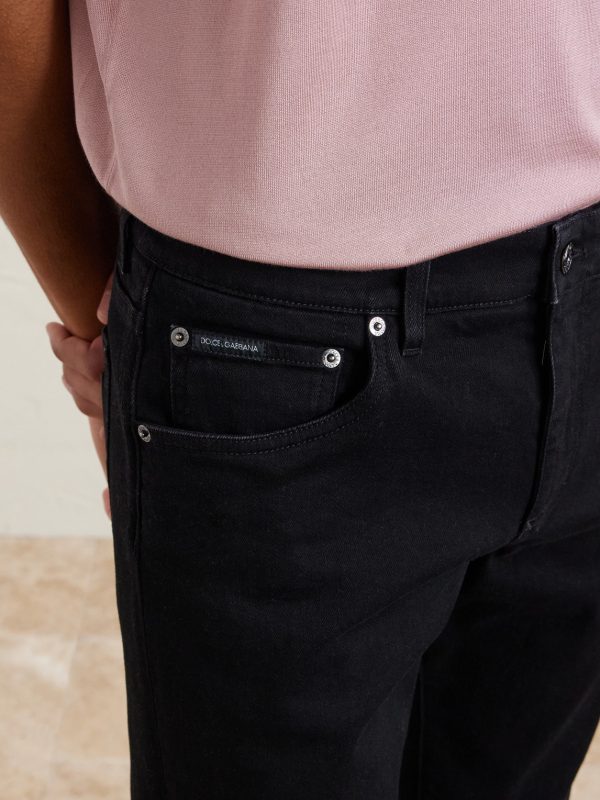 Slim-Fit Straight-Leg Logo-Appliquéd Jeans - CU Slim-Fit Straight-Leg Logo-Appliquéd Jeans - CU