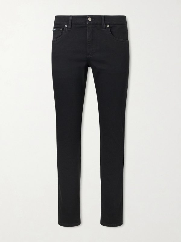 Slim-Fit Straight-Leg Logo-Appliquéd Jeans Slim-Fit Straight-Leg Logo-Appliquéd Jeans