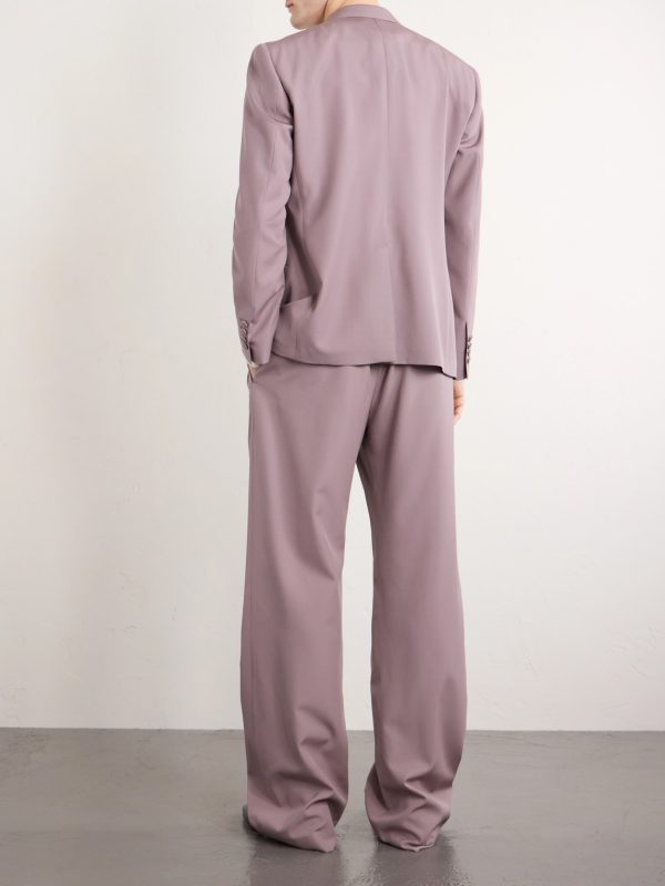 Straight-Leg Virgin Wool Drawstring Suit Trousers - BK Straight-Leg Virgin Wool Drawstring Suit Trousers - BK