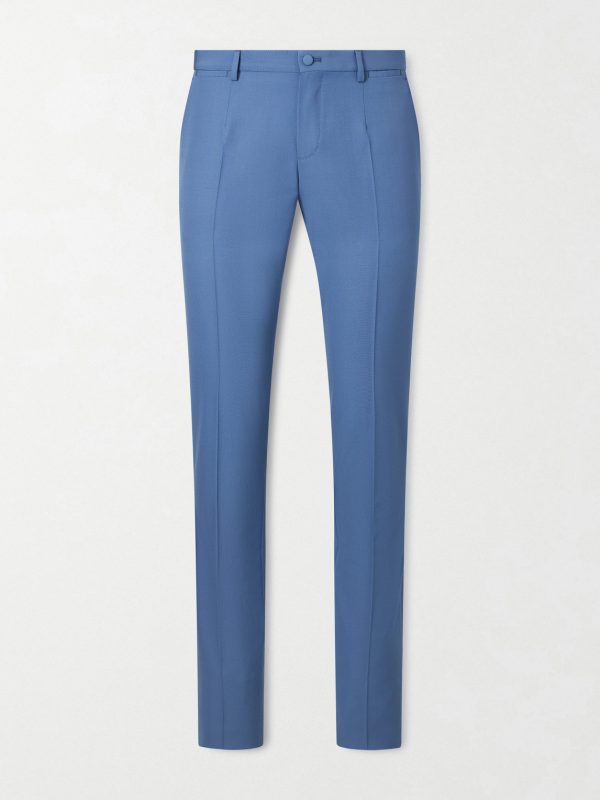 Slim-Fit Straight-Leg Wool Suit Trousers Slim-Fit Straight-Leg Wool Suit Trousers
