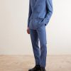 Slim-Fit Straight-Leg Wool Suit Trousers - OU2 Slim-Fit Straight-Leg Wool Suit Trousers - OU2