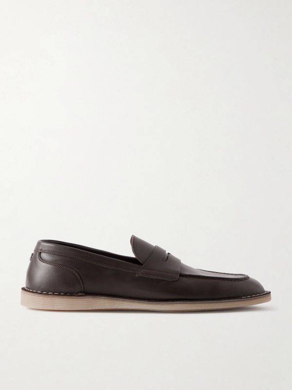 Leather Penny Loafers Leather Penny Loafers