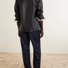 Straight-Leg Virgin Wool Drawstring Trousers - BK Straight-Leg Virgin Wool Drawstring Trousers - BK
