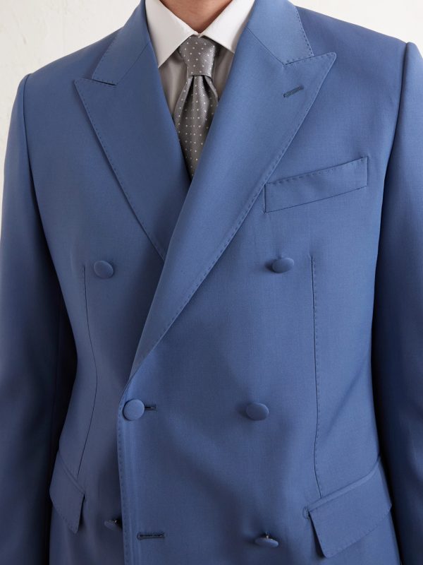 Double-Breasted Wool Blazer - CU Double-Breasted Wool Blazer - CU