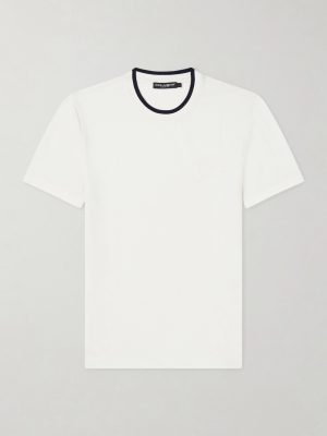 Logo-Embroidered Piqué T-Shirt
