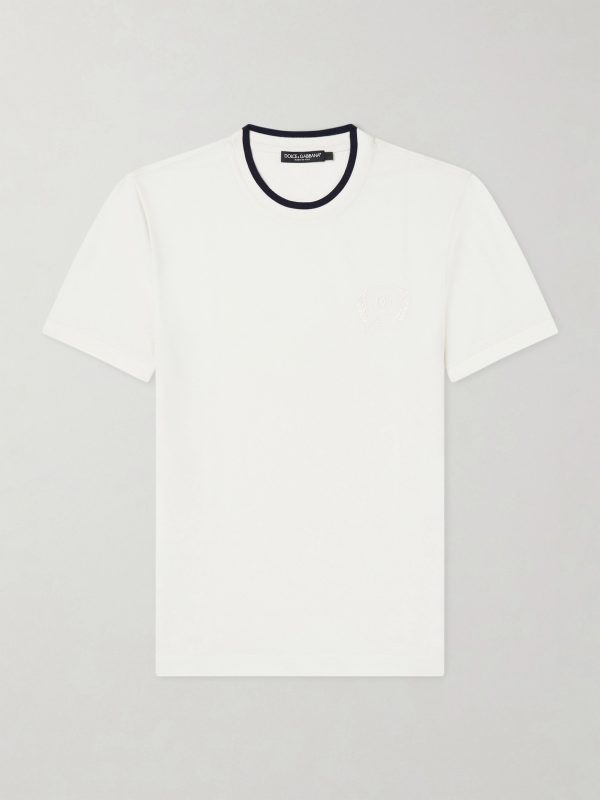 Logo-Embroidered Piqué T-Shirt Logo-Embroidered Piqué T-Shirt