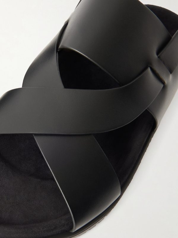 Buckled Leather Sandals - CU