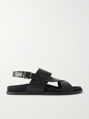 Buckled Leather Sandals