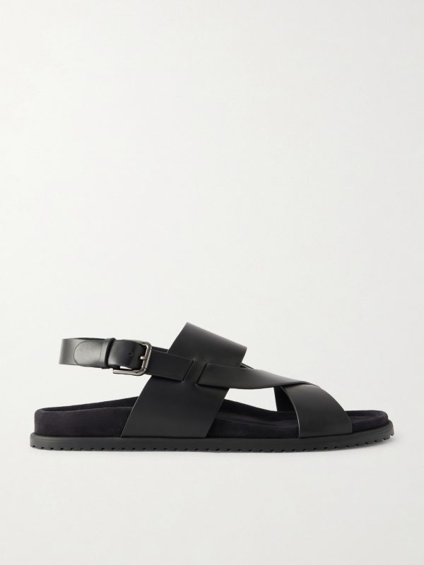 Buckled Leather Sandals