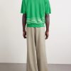 Bentgrass Striped Cotton Polo Shirt - BK