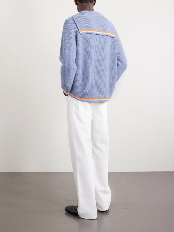 Boat Deck Ribbed Virgin Wool Sweater - BK Boat Deck Ribbed Virgin Wool Sweater - BK