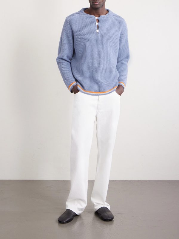 Boat Deck Ribbed Virgin Wool Sweater - OU Boat Deck Ribbed Virgin Wool Sweater - OU