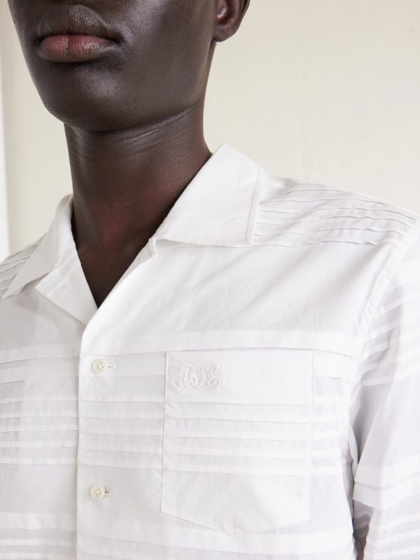 Chamomile Camp-Collar Logo-Embroidered Cotton-Poplin Shirt - CU Chamomile Camp-Collar Logo-Embroidered Cotton-Poplin Shirt - CU
