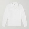 Chamomile Camp-Collar Logo-Embroidered Cotton-Poplin Shirt Chamomile Camp-Collar Logo-Embroidered Cotton-Poplin Shirt