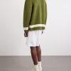 Marsh Striped Crocheted Cotton Shirt - BK Marsh Striped Crocheted Cotton Shirt - BK