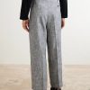 Static Weave McNab Straight-Leg Woven Trousers - BK Static Weave McNab Straight-Leg Woven Trousers - BK