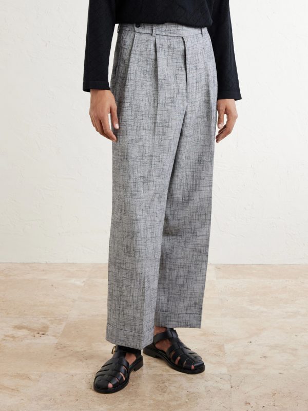Static Weave McNab Straight-Leg Woven Trousers - FR Static Weave McNab Straight-Leg Woven Trousers - FR