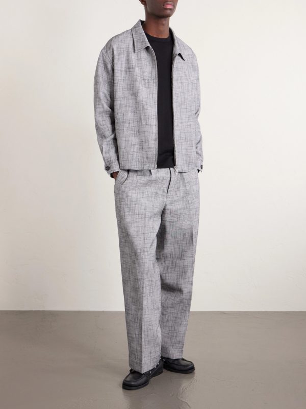 Static Weave McNab Straight-Leg Woven Trousers - OU2 Static Weave McNab Straight-Leg Woven Trousers - OU2