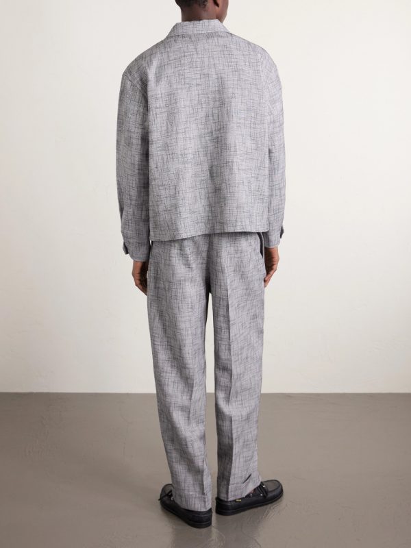 Static Ohio Linen-Blend Jacket - BK
