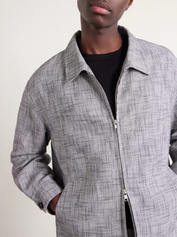 Static Ohio Linen-Blend Jacket - CU