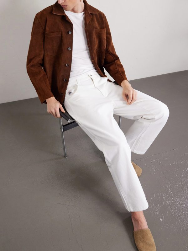 Knolly Brook Straight-Leg Cotton-Twill Trousers - E1 Knolly Brook Straight-Leg Cotton-Twill Trousers - E1
