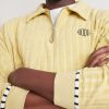Croquet Ground Logo-Embroidered Cotton-Terry Half-Zip Sweater - CU Croquet Ground Logo-Embroidered Cotton-Terry Half-Zip Sweater - CU