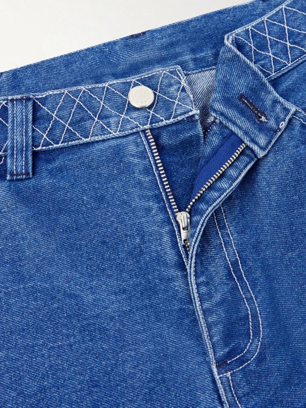 Knolly Brook Straight-Leg Embroidered Jeans - CU Knolly Brook Straight-Leg Embroidered Jeans - CU