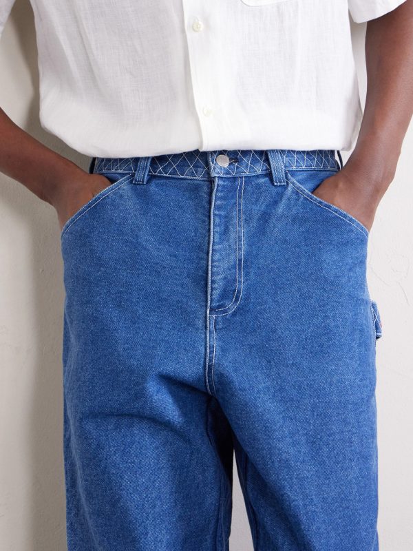 Knolly Brook Straight-Leg Embroidered Jeans - E2 Knolly Brook Straight-Leg Embroidered Jeans - E2