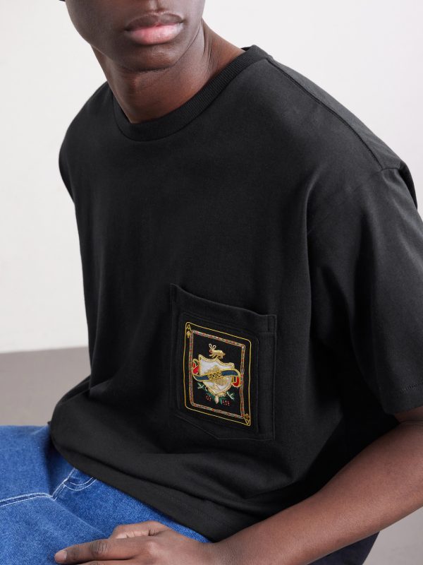 Logo-Appliquéd Cotton-Jersey T-Shirt - CU Logo-Appliquéd Cotton-Jersey T-Shirt - CU