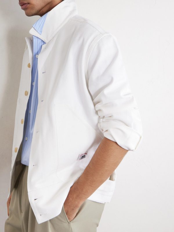 Knolly Brook Logo-Appliquéd Cotton-Twill Jacket - CU Knolly Brook Logo-Appliquéd Cotton-Twill Jacket - CU