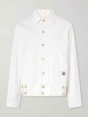 Knolly Brook Logo-Appliquéd Cotton-Twill Jacket Knolly Brook Logo-Appliquéd Cotton-Twill Jacket