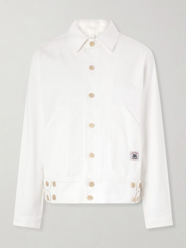Knolly Brook Logo-Appliquéd Cotton-Twill Jacket Knolly Brook Logo-Appliquéd Cotton-Twill Jacket