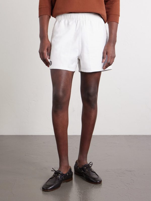 Field Straight-Leg Logo-Embroidered Cotton-Twill Shorts - FR Field Straight-Leg Logo-Embroidered Cotton-Twill Shorts - FR