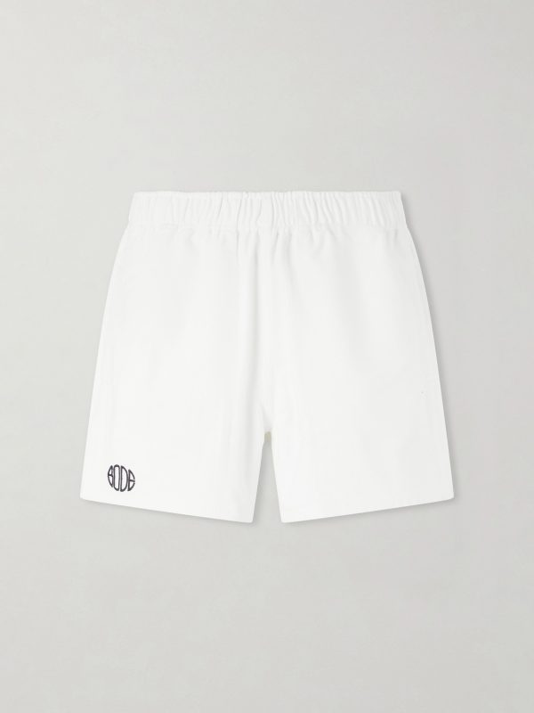 Field Straight-Leg Logo-Embroidered Cotton-Twill Shorts Field Straight-Leg Logo-Embroidered Cotton-Twill Shorts