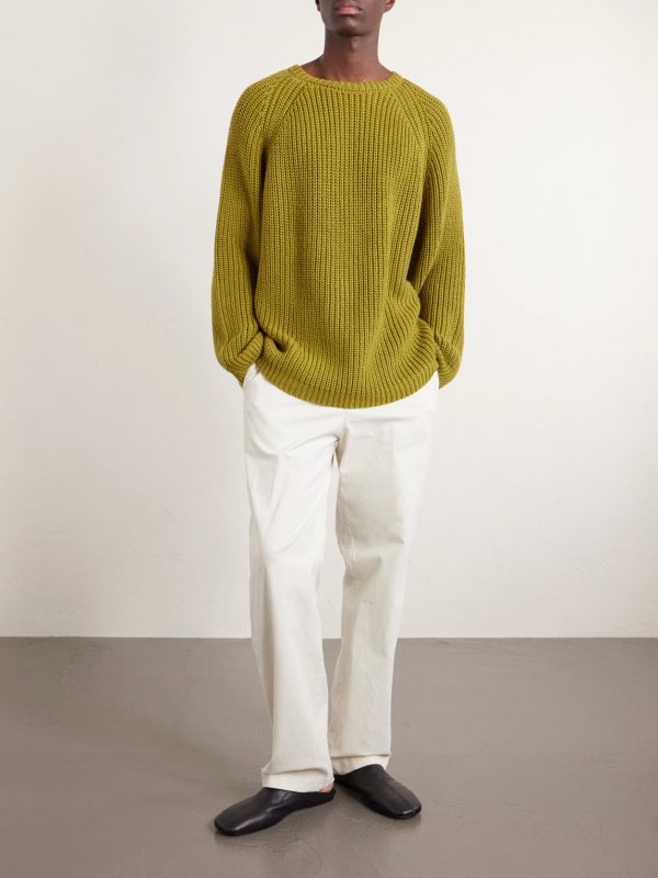 Merton Cotton and Wool-Blend Sweater - OU