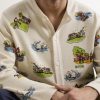 Camp Bead-Embellished Jacquard-Knit Wool and Cotton-Blend Cardigan - CU Camp Bead-Embellished Jacquard-Knit Wool and Cotton-Blend Cardigan - CU