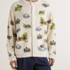 Camp Bead-Embellished Jacquard-Knit Wool and Cotton-Blend Cardigan - FR Camp Bead-Embellished Jacquard-Knit Wool and Cotton-Blend Cardigan - FR