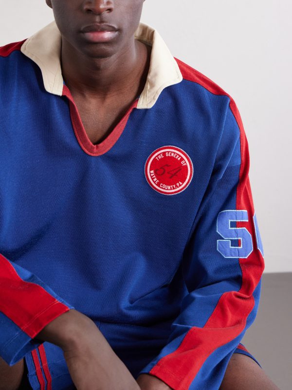 Lakewood Appliquéd Jersey Polo Shirt - CU Lakewood Appliquéd Jersey Polo Shirt - CU