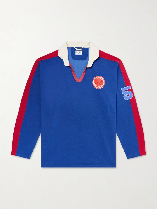 Lakewood Appliquéd Jersey Polo Shirt Lakewood Appliquéd Jersey Polo Shirt