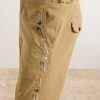 Straight-Leg Cotton Feather Runner Trousers - CU