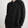 Anisette Pointelle-Knit Cotton Polo Shirt - FR Anisette Pointelle-Knit Cotton Polo Shirt - FR