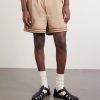 Straight-Leg Pleated Cotton-Twill Shorts - FR Straight-Leg Pleated Cotton-Twill Shorts - FR