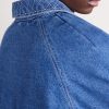 Embroidered Merino Wool-Blend Denim Jacket - E1 Embroidered Merino Wool-Blend Denim Jacket - E1