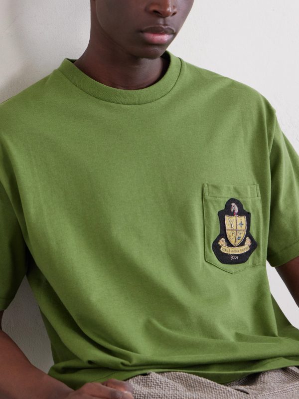 Logo-Appliquéd Cotton-Jersey T-Shirt - CU Logo-Appliquéd Cotton-Jersey T-Shirt - CU