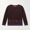 Fish School Intarsia-Knit Cotton Sweater Fish School Intarsia-Knit Cotton Sweater