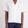 Redbud Camp-Collar Logo-Embroidered Cotton Shirt - FR Redbud Camp-Collar Logo-Embroidered Cotton Shirt - FR