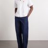 Redbud Camp-Collar Logo-Embroidered Cotton Shirt - OU Redbud Camp-Collar Logo-Embroidered Cotton Shirt - OU