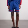 Lakewood Straight-Leg Logo-Embroidered Striped Jersey Shorts - FR Lakewood Straight-Leg Logo-Embroidered Striped Jersey Shorts - FR