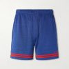 Lakewood Straight-Leg Logo-Embroidered Striped Jersey Shorts Lakewood Straight-Leg Logo-Embroidered Striped Jersey Shorts