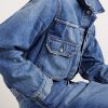 + BEYONDEXX Distressed Denim Jacket - CU + BEYONDEXX Distressed Denim Jacket - CU
